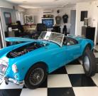 MG MGA 1500 année 1959 - Cabriolet Bleu glacier (couleur d'origine) VENDU
