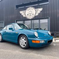 PORSCHE 911 TYPE 964 3,6 250 CH CARRERA 4 BVM5 COLORIS TRES RARE MURANO GREEN VENDU 