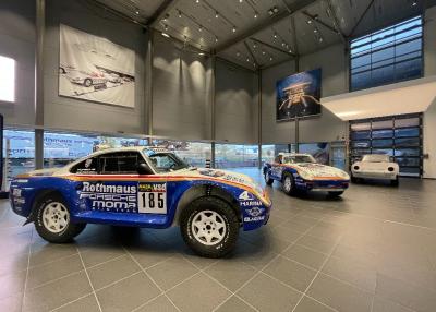 Soirée  d'inauguration de nos deux Porsche 959 au Centre Porsche de Girona en Espagne ! 