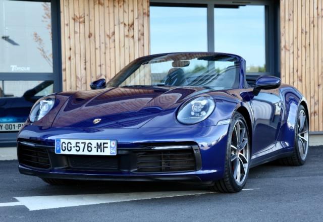 Porsche 911 type 992 Carrera S Cabriolet 3.0 450 ch PDK 2019 Bleu Gentiane