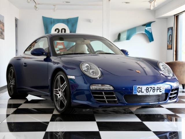 Porsche 911 type 997 Carrera 4S coupé 3.8L 385 ch PDK7 2009 Bleu Aquatique