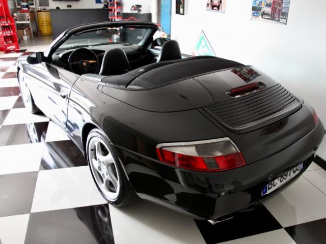 Porsche 911 type 996 Carrera 4 Cabriolet Tiptronic S 3.4 300 ch 1999 Schwarz Met.