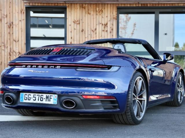 Porsche 911 type 992 Carrera S Cabriolet 3.0 450 ch PDK 2019 Bleu Gentiane