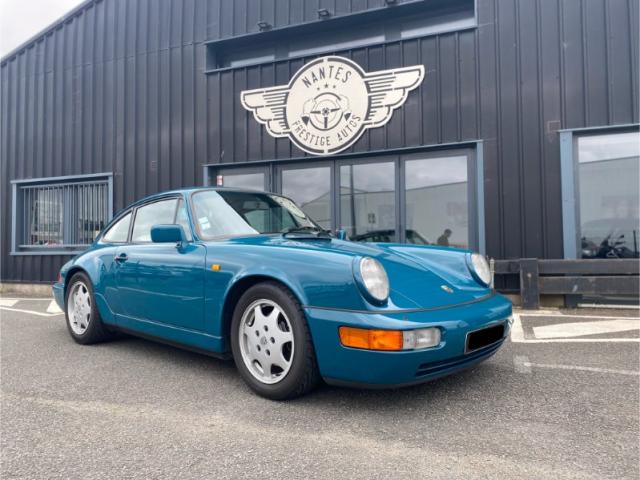 PORSCHE 911 TYPE 964 3,6 250 CH CARRERA 4 BVM5 COLORIS TRES RARE MURANO GREEN VENDU 