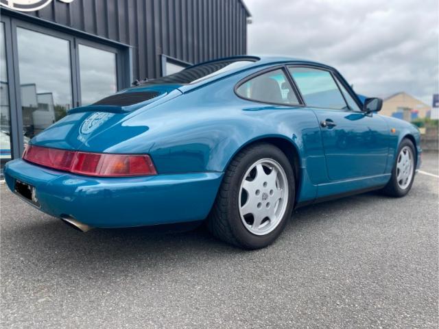 PORSCHE 911 TYPE 964 3,6 250 CH CARRERA 4 BVM5 COLORIS TRES RARE MURANO GREEN VENDU 